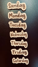 Load image into Gallery viewer, Days of the Week Magnets
