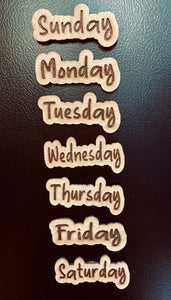 Days of the Week Magnets