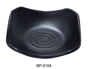 Yanco BP-0104 Black pearl-1 New Square Dish