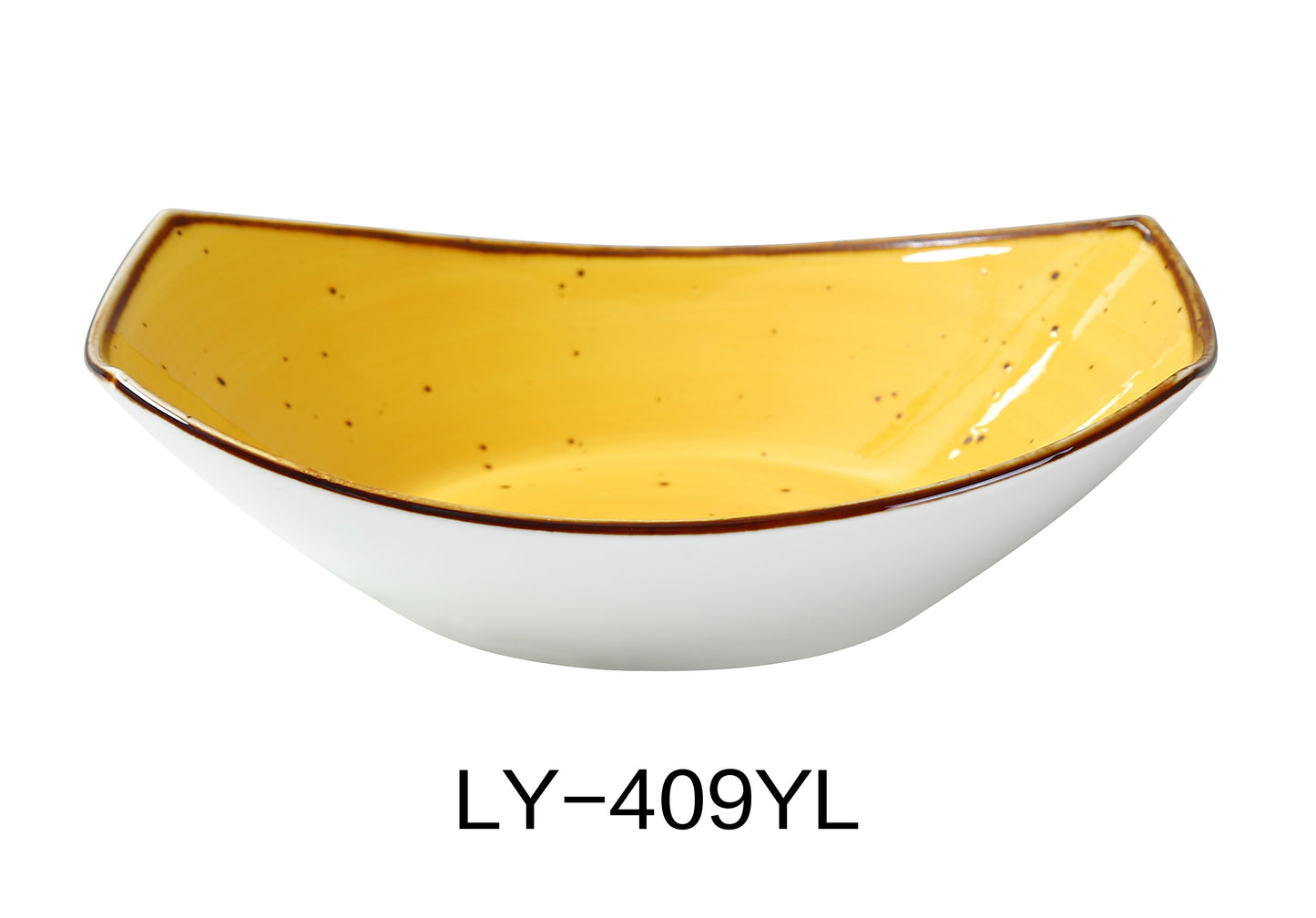 Yanco LY-409YL Lyon 9" Oval Bowl 20 OZ