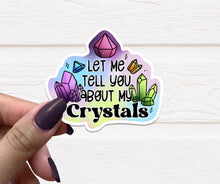 Load image into Gallery viewer, Copy of Just One More Crystal Vinyl Sticker
