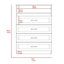 Load image into Gallery viewer, Dresser Atlanta, Four Drawers, White Finish
