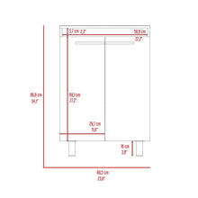 Load image into Gallery viewer, Floor Cabinet Oxnard, Double Door, White Finish
