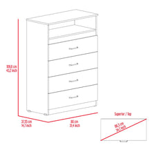 Load image into Gallery viewer, Dresser Atlanta, Four Drawers, White Finish
