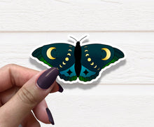 Load image into Gallery viewer, Blue Moth Vinyl Sticker
