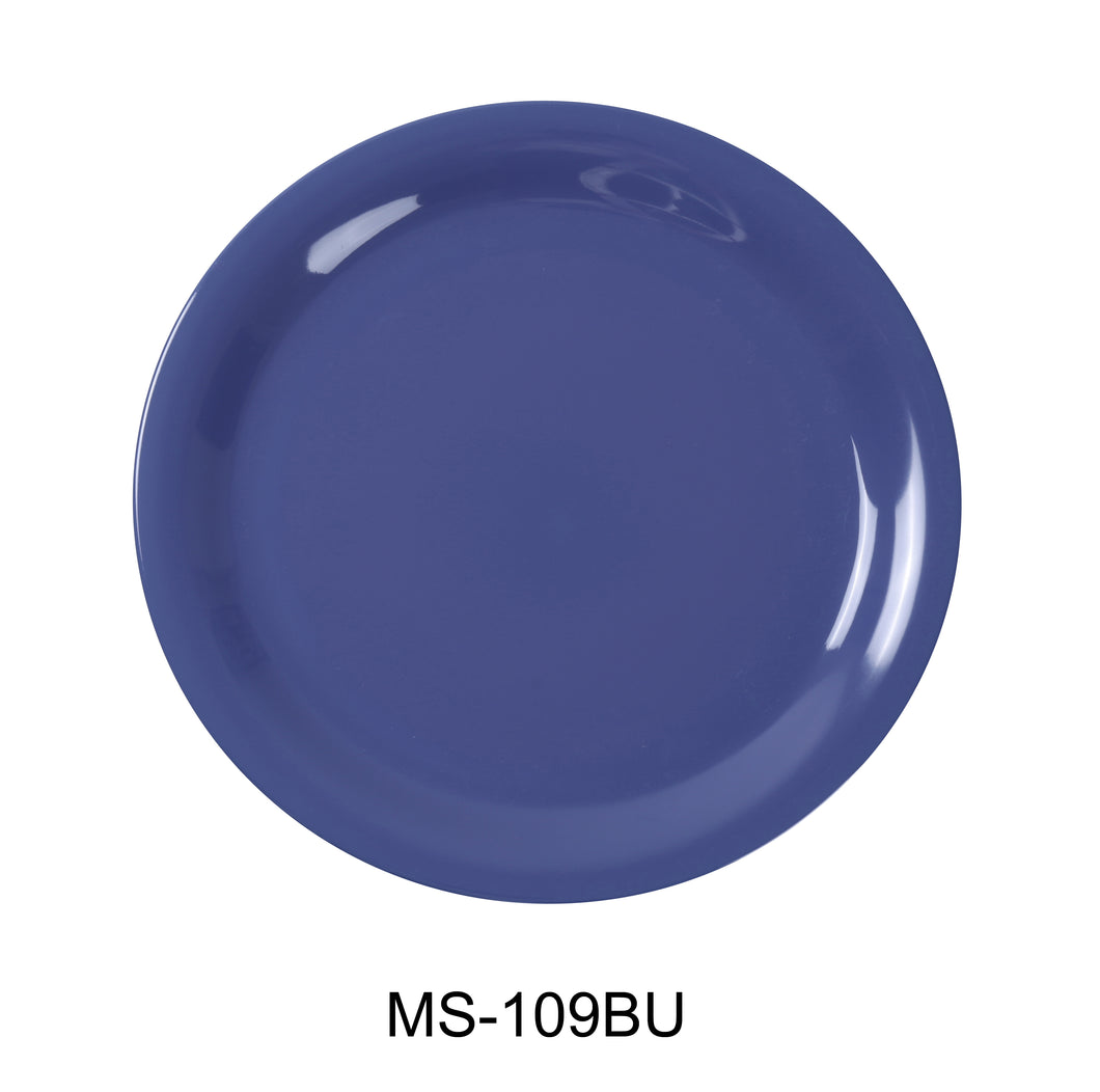 Yanco MS-109BU Mile Stone Narrow Rim Round Plate