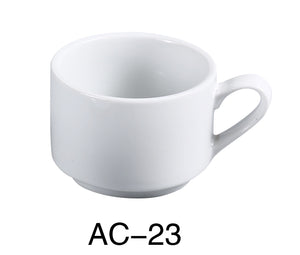 Yanco AC-23 ABCO Stackable Coffee/Tea Cup