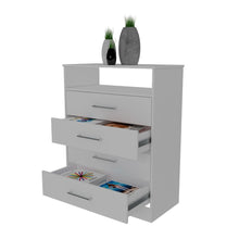 Load image into Gallery viewer, Dresser Atlanta, Four Drawers, White Finish
