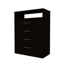 Load image into Gallery viewer, Dresser Atlanta, Four Drawers, Black Wenge Finish
