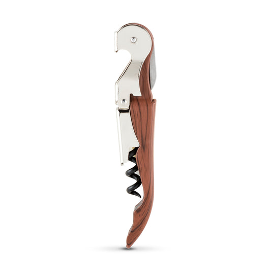 Truetap: Riveted Wood Double Hinge Corkscrew | For The Bar