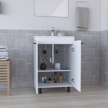 Load image into Gallery viewer, Floor Cabinet Oxnard, Double Door, White Finish
