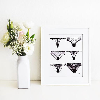 Panty Lingerie Art Print