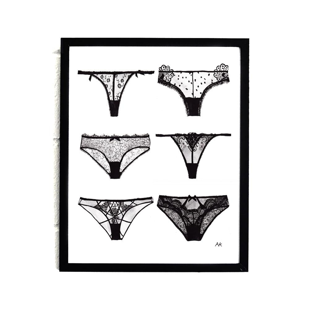 Panty Lingerie Art Print