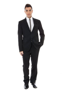 CALVIN KLEIN BLACK MEN'S CLASSIC SUIT