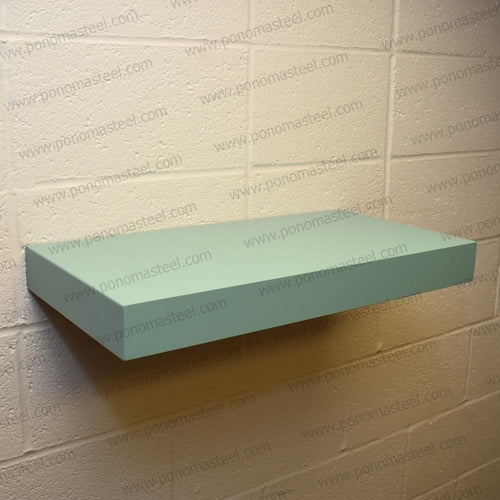 12"x8"x1.5" (cm.30,5x20x3,8) Brushed Stainless Steel Floating Shelf | Home Improvement