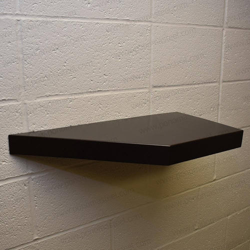 12"x8"x1.5" (cm.30,5x20x3,8) Brushed Stainless Steel Floating Shelf | Home Improvement