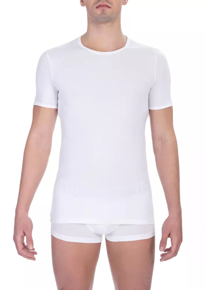 Bikkembergs White Cotton T-Shirt