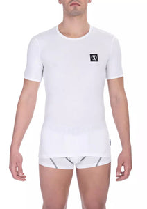 Bikkembergs White Cotton T-Shirt