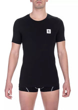 Load image into Gallery viewer, Bikkembergs Black Cotton T-Shirt
