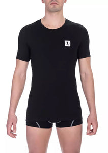 Bikkembergs Black Cotton T-Shirt