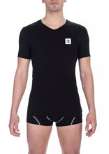 Load image into Gallery viewer, Bikkembergs Black Cotton T-Shirt
