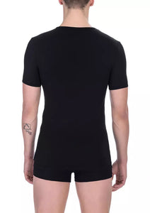 Bikkembergs Black Cotton T-Shirt