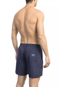 Bikkembergs Blue Polyester Swimwear