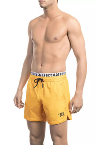 Bikkembergs Orange Polyester Swimwear