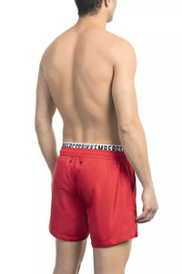 Bikkembergs Red Polyester Swimwear