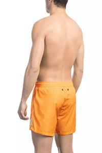 Bikkembergs Orange Polyester Swimwear