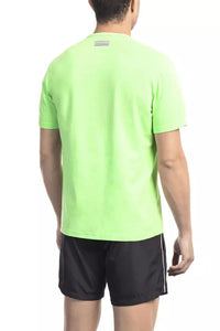 Bikkembergs Green Cotton T-Shirt