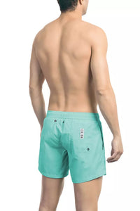 Bikkembergs Light Blue Polyamide Swimwear