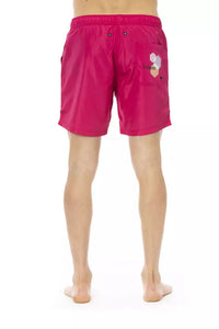 Bikkembergs Fuchsia Polyester Swimwear