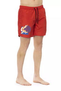 Bikkembergs Red Polyester Swimwear