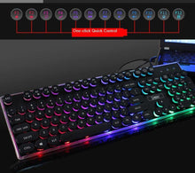 Load image into Gallery viewer, Dragon LED Backlight Gaming USB Wired Keyboard Mouse Set
