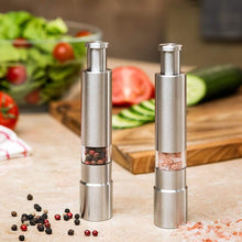 Load image into Gallery viewer, Premium Stainless Steel Salt and Pepper Spice Grinder
