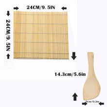 Load image into Gallery viewer, DIY Bamboo Sushi Rolling Mat Set ( 2 Sets)
