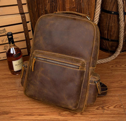 The Langley Backpack | Genuine Vintage Leather Backpack | Bags & Wallets