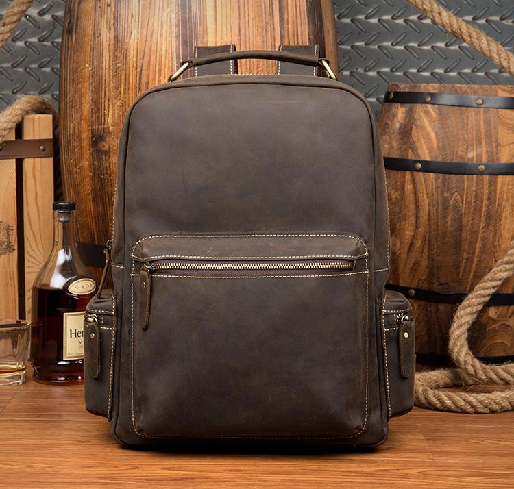 The Langley Backpack | Genuine Vintage Leather Backpack | Bags & Wallets