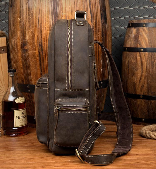 The Langley Backpack | Genuine Vintage Leather Backpack | Bags & Wallets