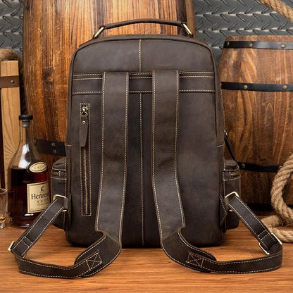 The Langley Backpack | Genuine Vintage Leather Backpack | Bags & Wallets