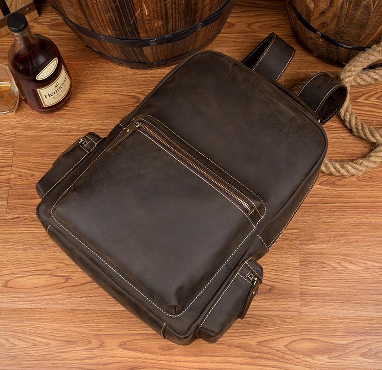 The Langley Backpack | Genuine Vintage Leather Backpack | Bags & Wallets