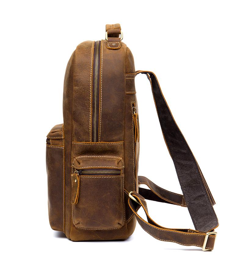 The Langley Backpack | Genuine Vintage Leather Backpack | Bags & Wallets