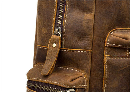 The Langley Backpack | Genuine Vintage Leather Backpack | Bags & Wallets