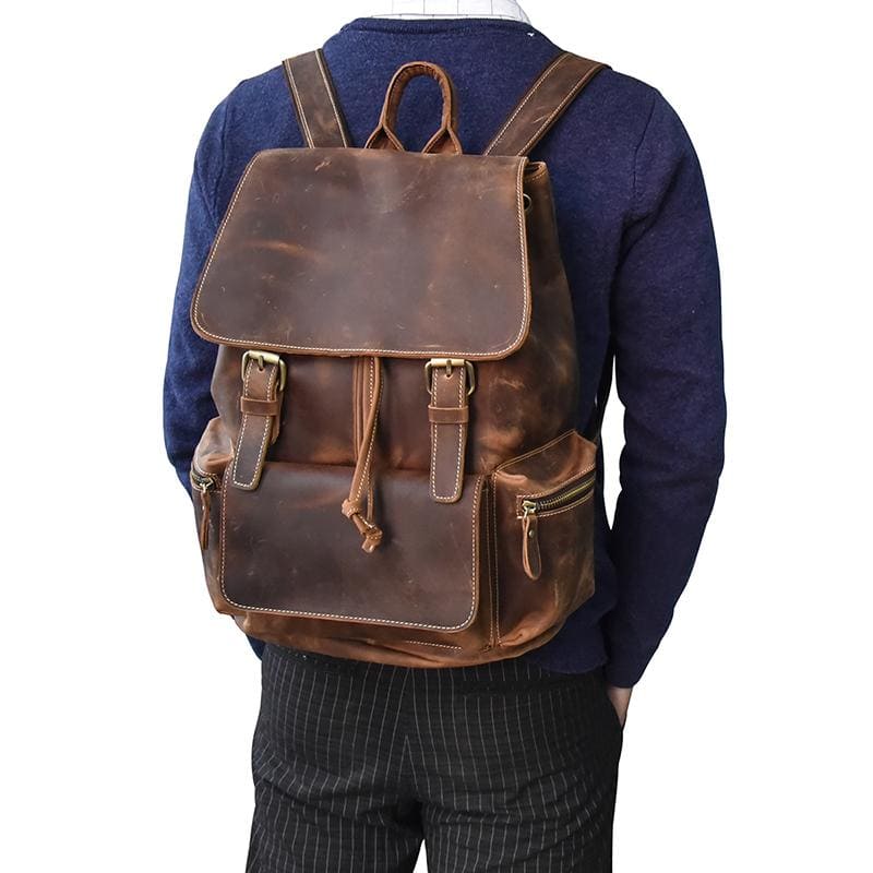 The Hagen Backpack | Vintage Leather Backpack | Bags & Wallets