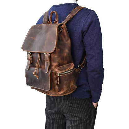 The Hagen Backpack | Vintage Leather Backpack | Bags & Wallets