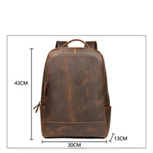 Load image into Gallery viewer, The Vernon Backpack | Genuine Vintage Leather Minimalist Backpack
