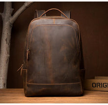 Load image into Gallery viewer, The Vernon Backpack | Genuine Vintage Leather Minimalist Backpack
