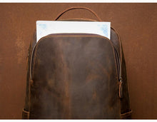 Load image into Gallery viewer, The Vernon Backpack | Genuine Vintage Leather Minimalist Backpack
