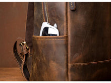 Load image into Gallery viewer, The Vernon Backpack | Genuine Vintage Leather Minimalist Backpack
